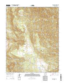 Garcia Peak 2013 topographic map thumbnail