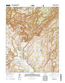 Ghost Ranch 2013 topographic map thumbnail