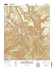 Gila Hot Springs 2013 topographic map thumbnail