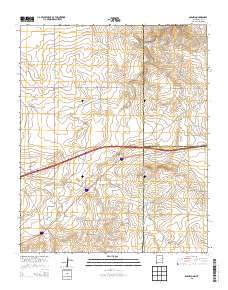 Glenrio 2013 topographic map thumbnail