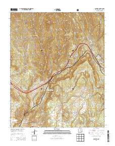 Glorieta 2013 topographic map thumbnail
