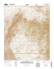 Godfrey Peak 2013 topographic map thumbnail
