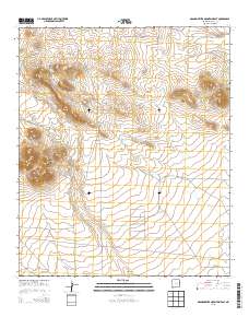 Grandmother Mountain East 2013 topographic map thumbnail