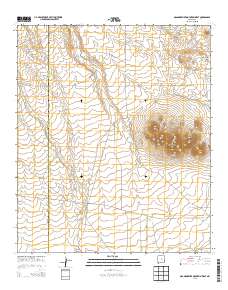 Grandmother Mountain West 2013 topographic map thumbnail