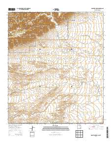 Grapevine Draw 2013 topographic map thumbnail