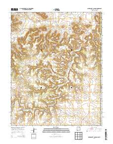 Greendailey Canyon 2013 topographic map thumbnail