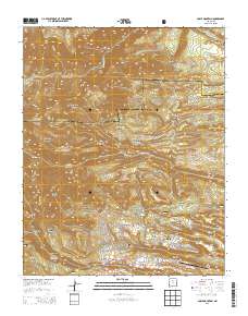 Guaje Mountain 2013 topographic map thumbnail