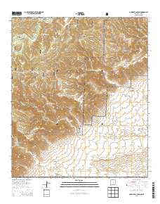 Gunsight Canyon 2013 topographic map thumbnail