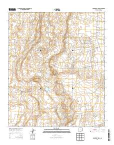 Hackberry Lake 2013 topographic map thumbnail