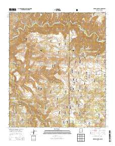 Harden Cienega 2013 topographic map thumbnail