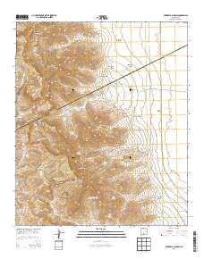 Hembrillo Canyon 2013 topographic map thumbnail