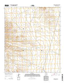Hermanas NW 2013 topographic map thumbnail