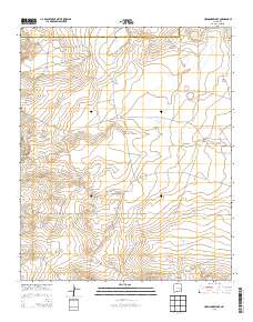 Hernandez Lake 2013 topographic map thumbnail