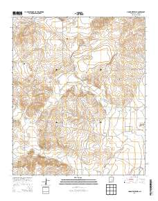 Hondo Reservoir 2013 topographic map thumbnail
