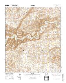 Horseshoe Bend 2013 topographic map thumbnail