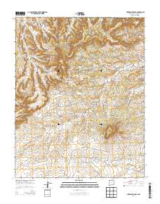 Huerfanito Peak 2013 topographic map thumbnail