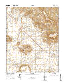 Hunter Mesa 2013 topographic map thumbnail