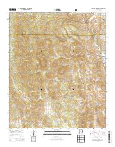 Jaralosa Mountain 2013 topographic map thumbnail