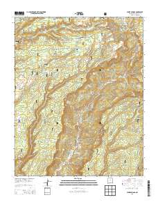 Jemez Springs 2013 topographic map thumbnail