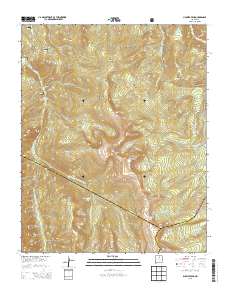 Jicarita Peak 2013 topographic map thumbnail