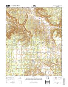 Jones Ranch School 2013 topographic map thumbnail