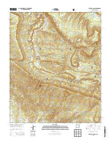 Kettner Canyon 2013 topographic map thumbnail