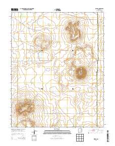 Kiowa 2013 topographic map thumbnail