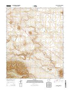 La Chata Crater 2013 topographic map thumbnail