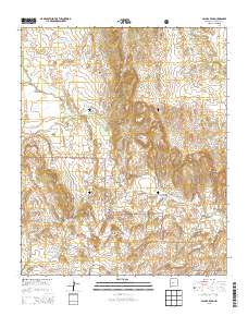 La Jara Peak 2013 topographic map thumbnail