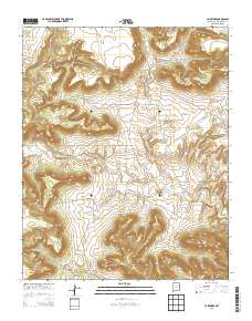 La Liendre 2013 topographic map thumbnail