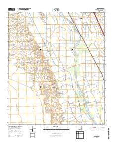 La Mesa 2013 topographic map thumbnail