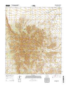 Ladron Peak 2013 topographic map thumbnail