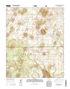 Laguna Canoneros 2013 topographic map thumbnail