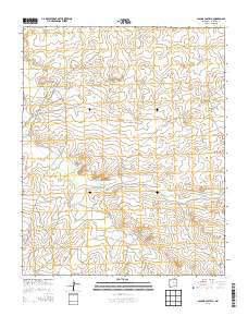 Laguna Castillo 2013 topographic map thumbnail