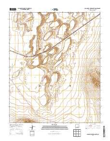 Laguna Del Perro South 2013 topographic map preview