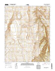 Laguna La Monia 2013 topographic map thumbnail