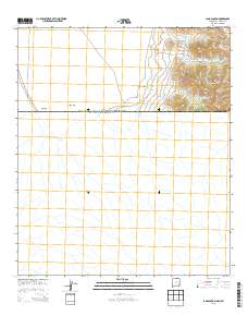Lang Canyon 2013 topographic map thumbnail