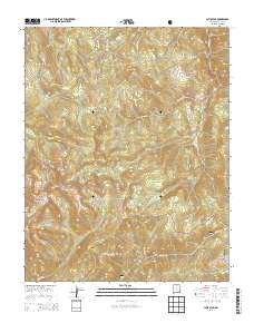 Latir Peak 2013 topographic map thumbnail