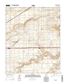 Lesbia 2013 topographic map thumbnail