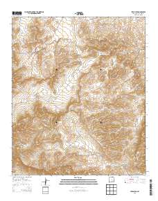 Lewis Peak 2013 topographic map thumbnail