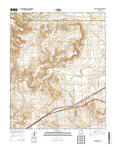 Liberty Mesa 2013 topographic map thumbnail