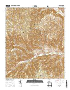 Lincoln 2013 topographic map thumbnail