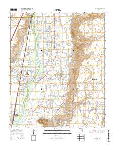 Los Lunas 2013 topographic map thumbnail
