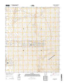 Los Lunas SE 2013 topographic map thumbnail