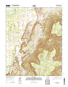 Los Pilares 2013 topographic map thumbnail