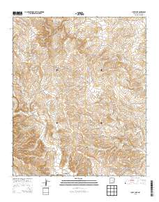 Lucky Lake 2013 topographic map thumbnail