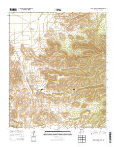 Luera Mountains West 2013 topographic map thumbnail