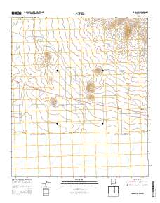 Malpais Hill 2013 topographic map thumbnail