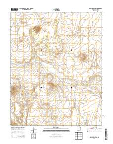 Malpie Mountain 2013 topographic map thumbnail