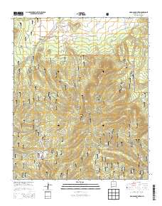 Mangas Mountain 2013 topographic map thumbnail